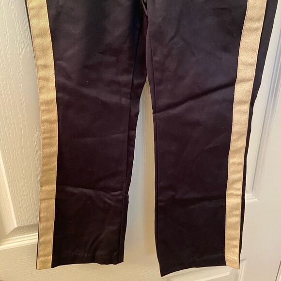 Janie and Jack x Rachel Zoe Black Gold Stripe Tuxedo Pants Girls Size 6 NWT - Picture 4 of 10